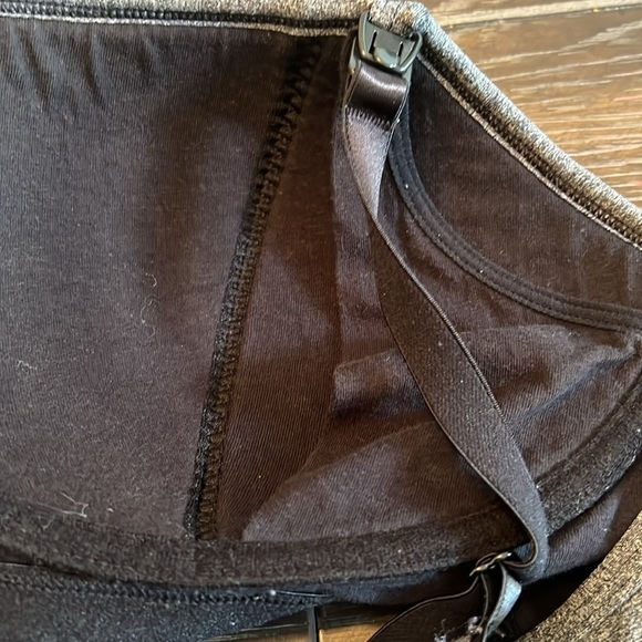 Grey Motherhood Intimates Nursing Sports Bra Racerback large DD breastfeeding - Picture 6 of 11